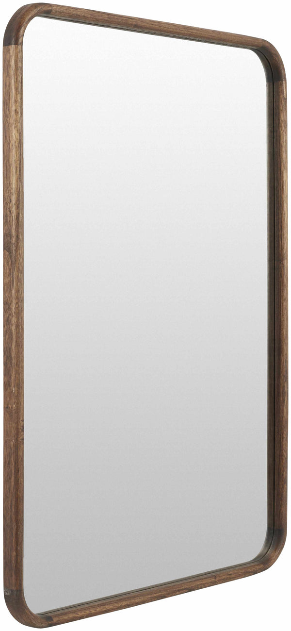 Formignana Dark Brown Circular Wall Mirror