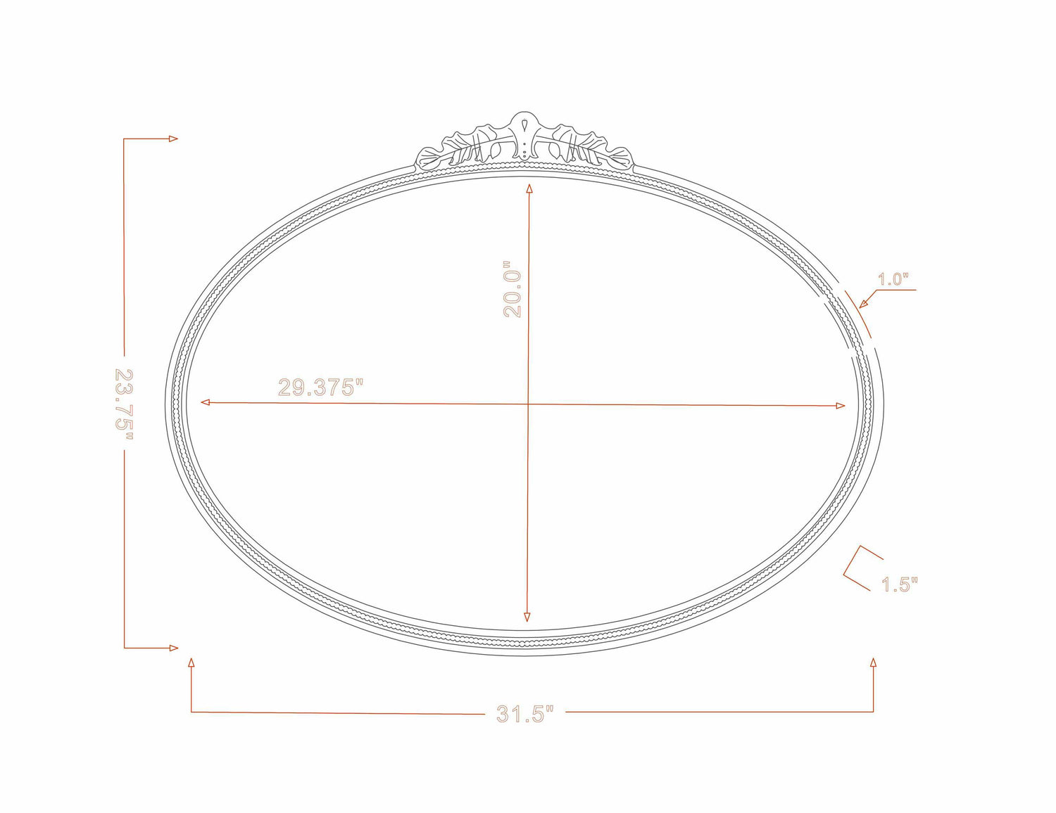 Irbeyskoye Mirror - Clearance