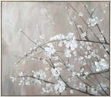 Oisterwijk White Cherry Blossom Canvas Wall Decor - Clearance