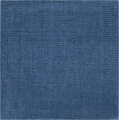 Brockton Solid Wool Blue Area Rug