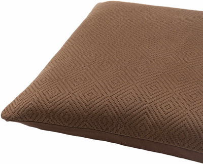 Firthcliffe Brown Square Throw Pillow - Clearance