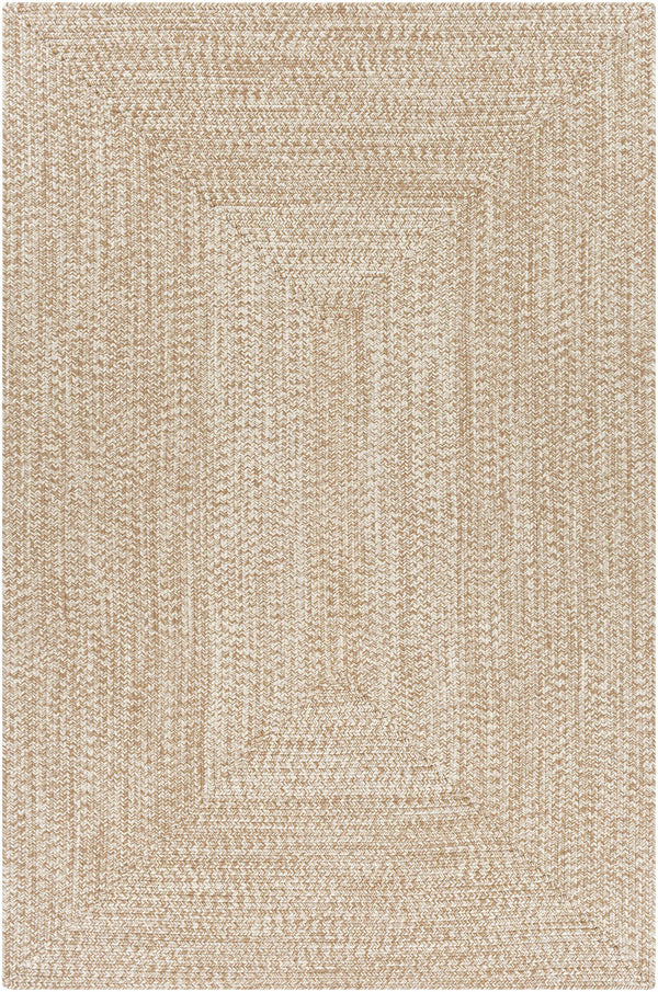 Cream Braided Faux Jute Rug