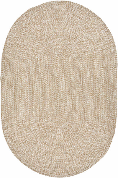 Cream Braided Faux Jute Rug