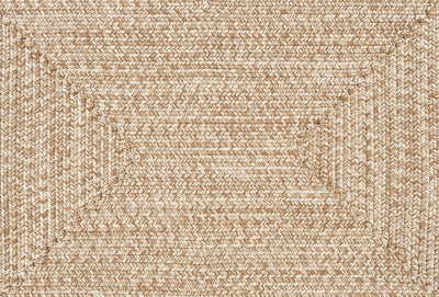 Cream Braided Faux Jute Rug