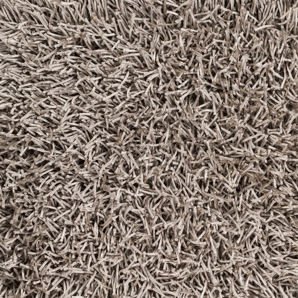 Browder Solid Brown Shag Rug - Clearance