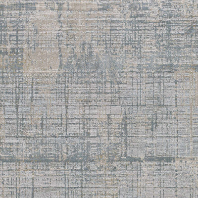 Fallin Gray Abstract Striped Area Carpet