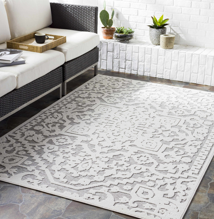 Floraville 3D Outdoor Area Rug - Clearance