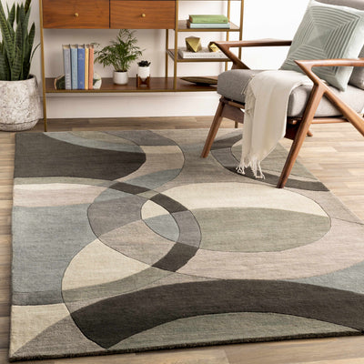 Rilton Gray Wool Carpet