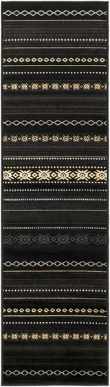 Fogertown Black Western Rug