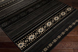 Fogertown Black Western Rug