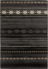 Fogertown Black Western Rug