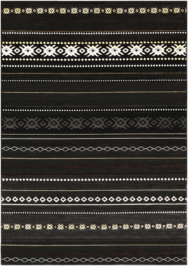 Fogertown Black Western Rug