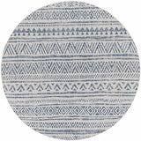 Novato Navy All Over Pattern Performance Rug