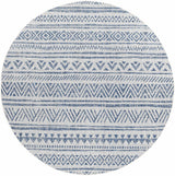 Novato Navy All Over Pattern Performance Rug