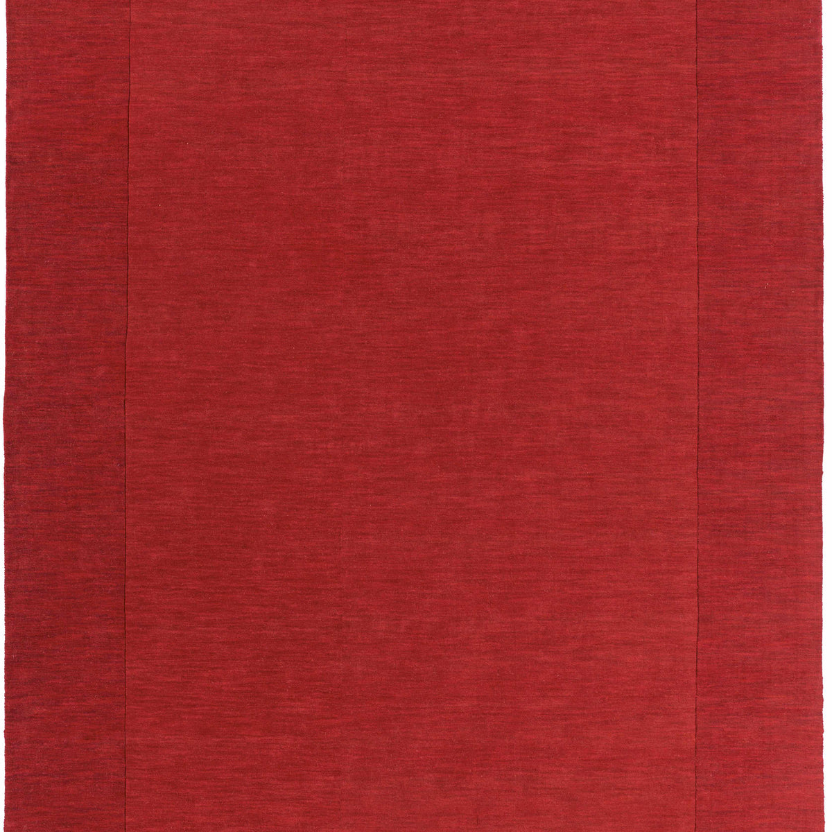 Bordered Solid Red Wool Rug – Boutique Rugs