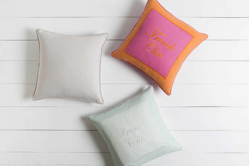 Ashcroft French Chic Throw Pillow - Clearance