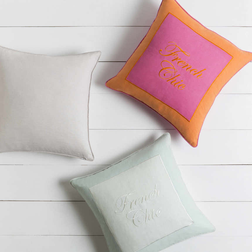 Ashcroft French Chic Throw Pillow - Clearance