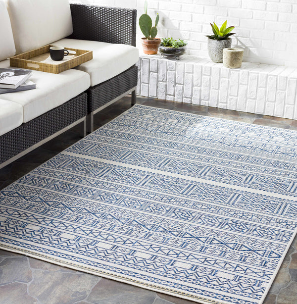 Freshwater White&Blue Rug - Clearance