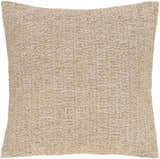 Freeman Tan Square Throw Pillow