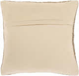 Freeman Tan Square Throw Pillow