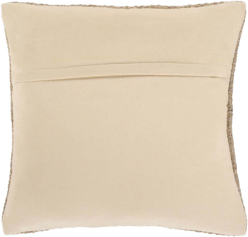 Freeman Tan Square Throw Pillow