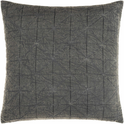 Frye Charcoal Square Throw Pillow - Clearance