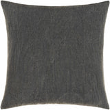 Frye Charcoal Square Throw Pillow - Clearance