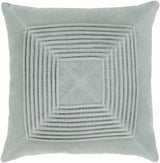 Furlong Pale Blue Square Throw Pillow
