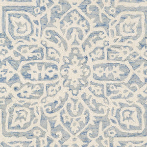 Gagebrook Blue Wool Area Rug