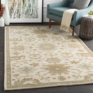 Hazen Hand Tufted Light Beige 1197 Area Rug