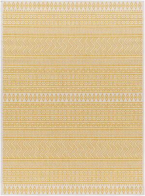 Madras Yellow All Over Performance Rug