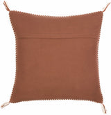 Gamewell Brown Square Throw Pillow - Clearance