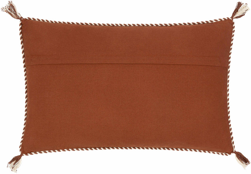 Gamewell Brown Square Throw Pillow - Clearance