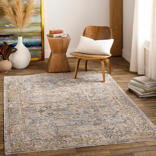 Aspengos Gray/Denim Area Rug