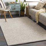 Gateway Neutral Wool Rug - 2x3 Clearance
