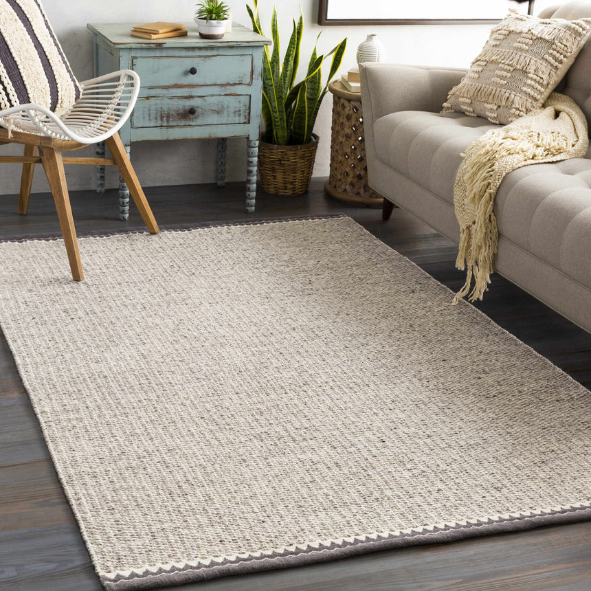 Gateway Neutral Wool Rug - 2x3 Clearance