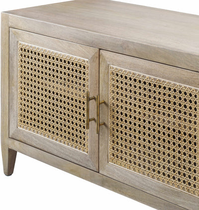 Ivangorod Natural Wood Rattan Console Table