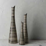 Gorubathan Black Outdoor Vase - Clearance