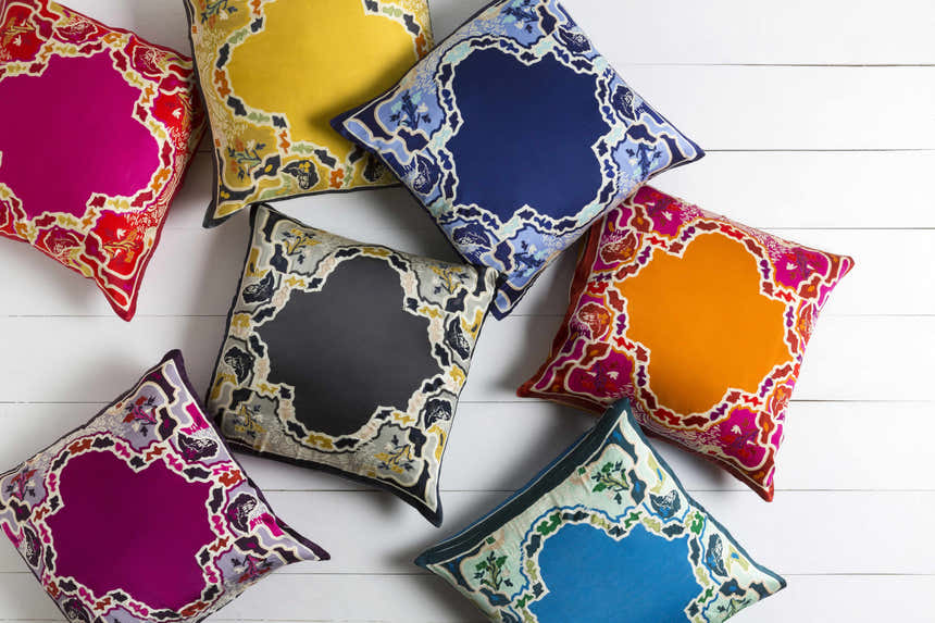 Ruislip Vibrant Boho Throw Pillow - Clearance