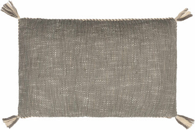 Gebze Gray Square Throw Pillow - Clearance