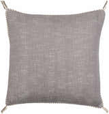 Gebze Gray Square Throw Pillow - Clearance