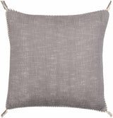 Gebze Gray Square Throw Pillow - Clearance