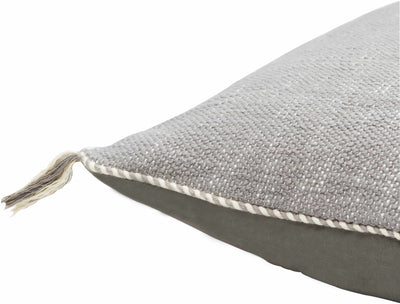 Gebze Gray Square Throw Pillow - Clearance