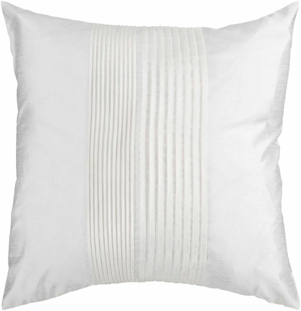 Georgetown White Square Throw Pillow