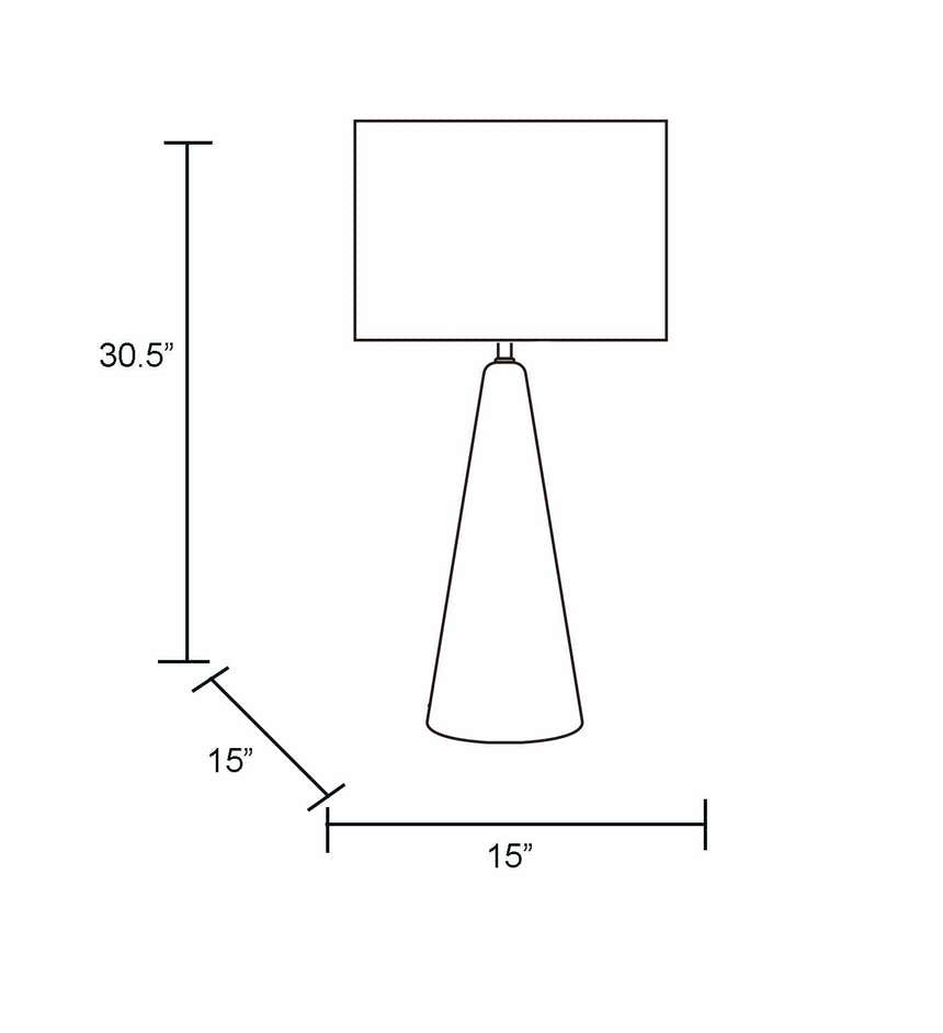 Glamsbjerg Light Wood Table Lamp - Clearance