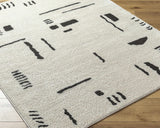 Winda Black & White Area Rug