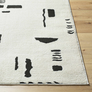 Winda Black & White Area Rug