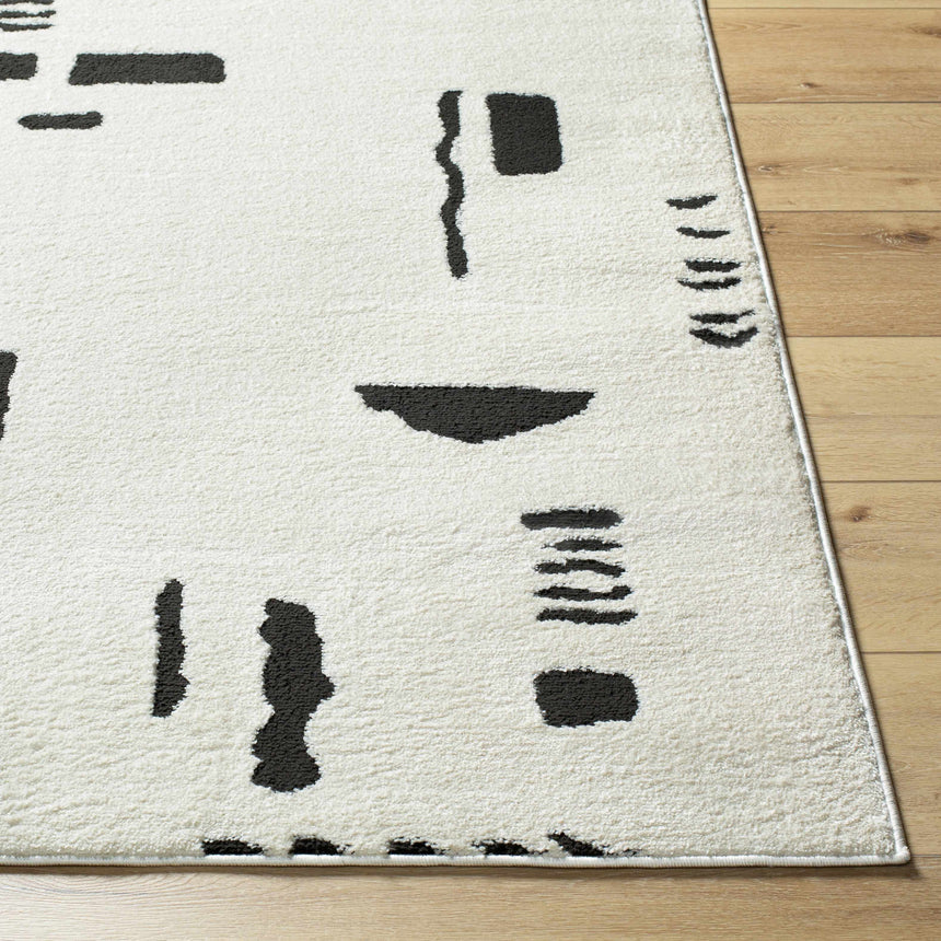 Winda Black & White Area Rug
