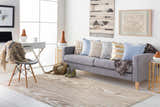 Bishopbriggs Light Blue Solid Throw Pillow - Clearance