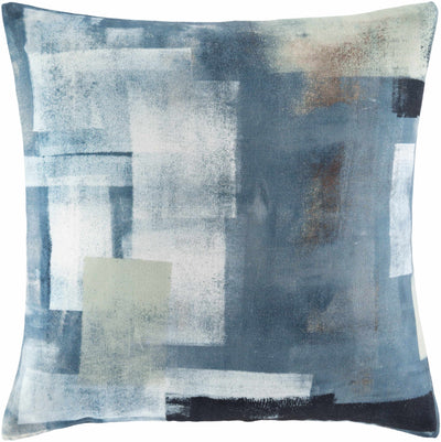 Gigmoto Abstract Blue Geometric Throw Pillow - Clearance